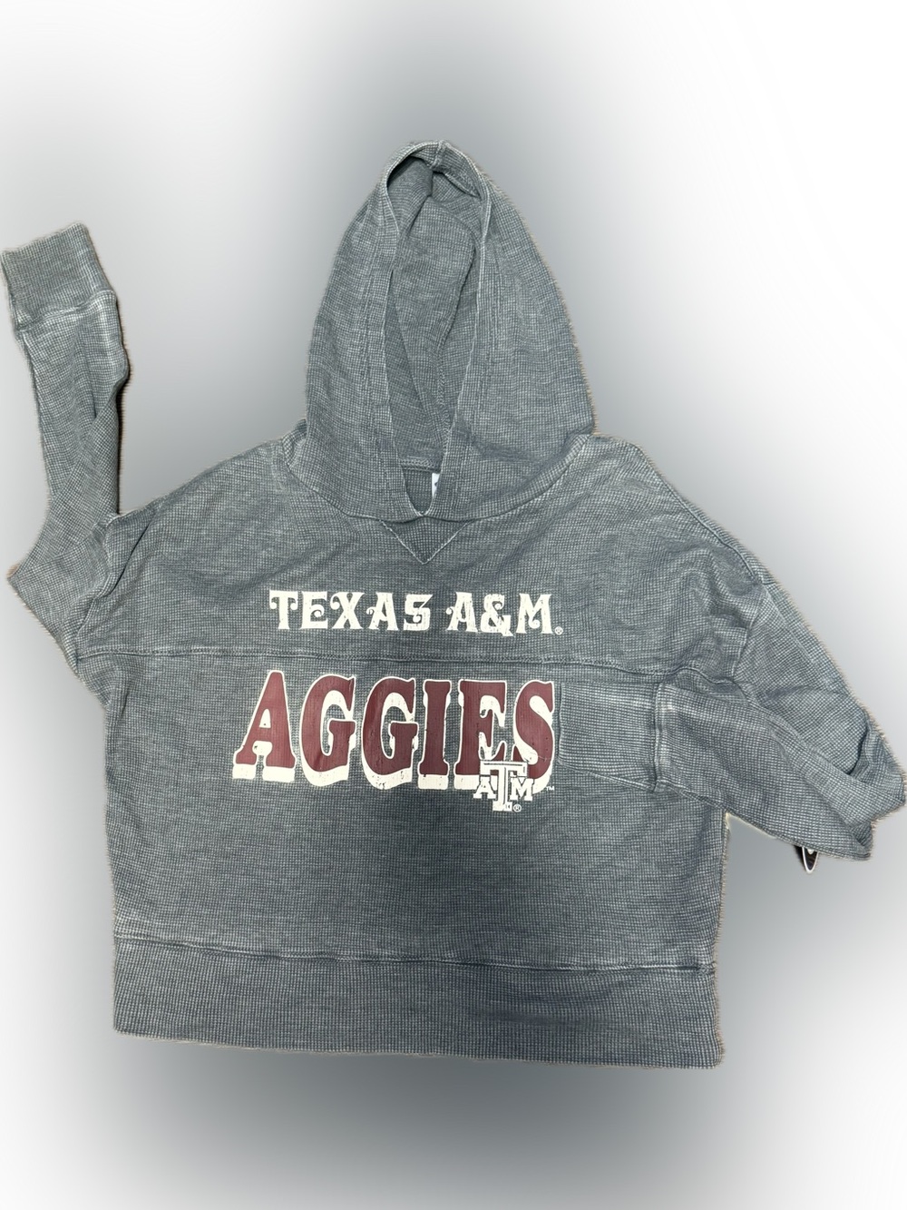 Concepts Sport Gray Texas A&M Aggies Ribbed Thermal Top - Size S